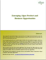 Emerging Algae Product and Business Opportunitie